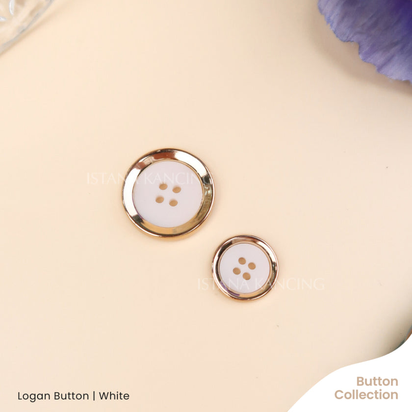 Logan Button 4 Holes | LUSINAN
