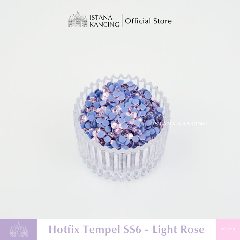 Payet Tempel Mute Gosok Hotfix Rhinestone SS6