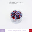 Payet Tempel Mute Gosok Hotfix Rhinestone SS10
