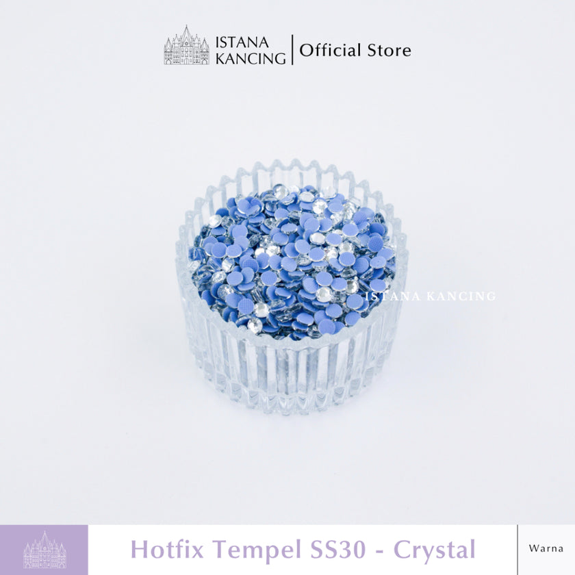 Payet Tempel Mute Gosok Hotfix Rhinestone SS30