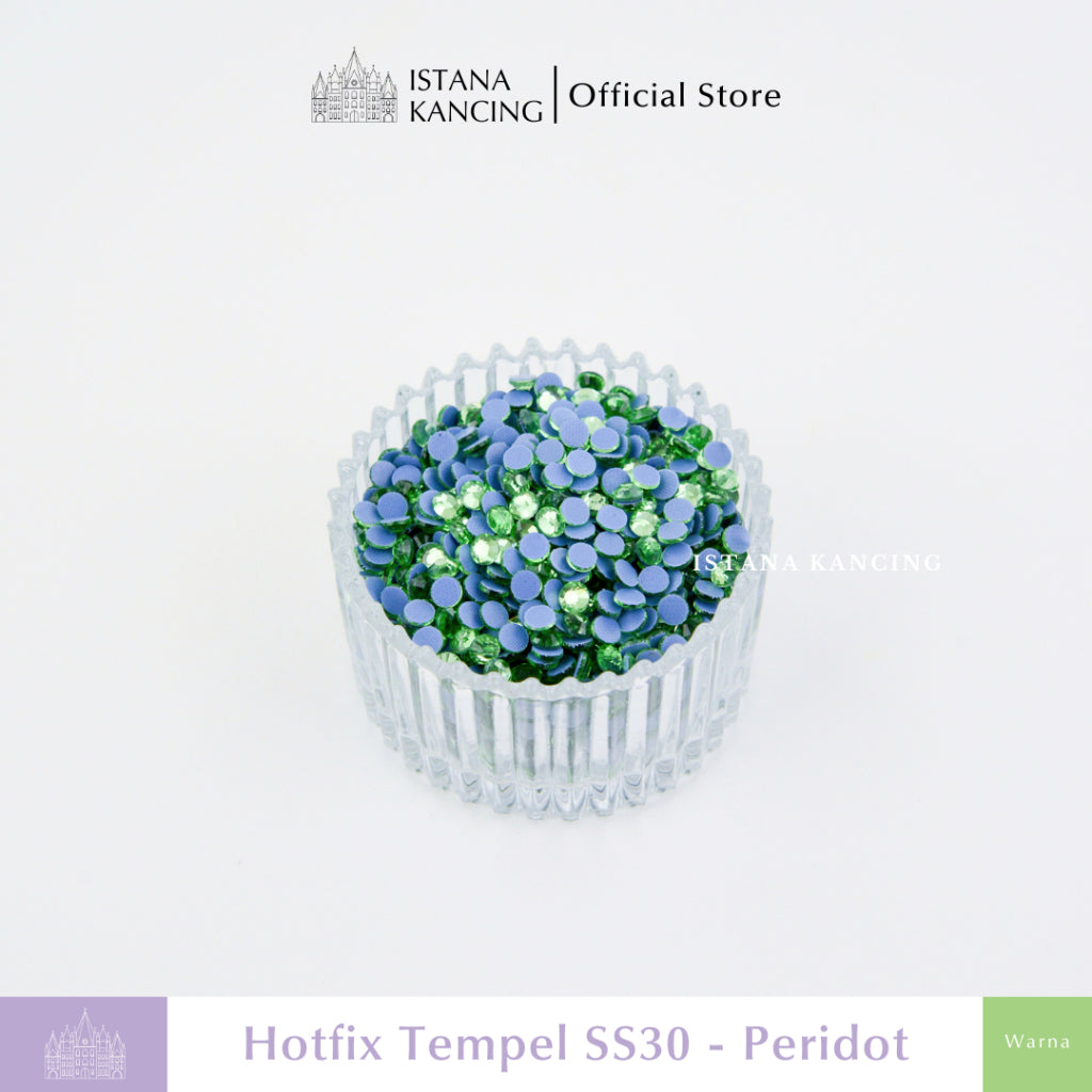 Payet Tempel Mute Gosok Hotfix Rhinestone SS30