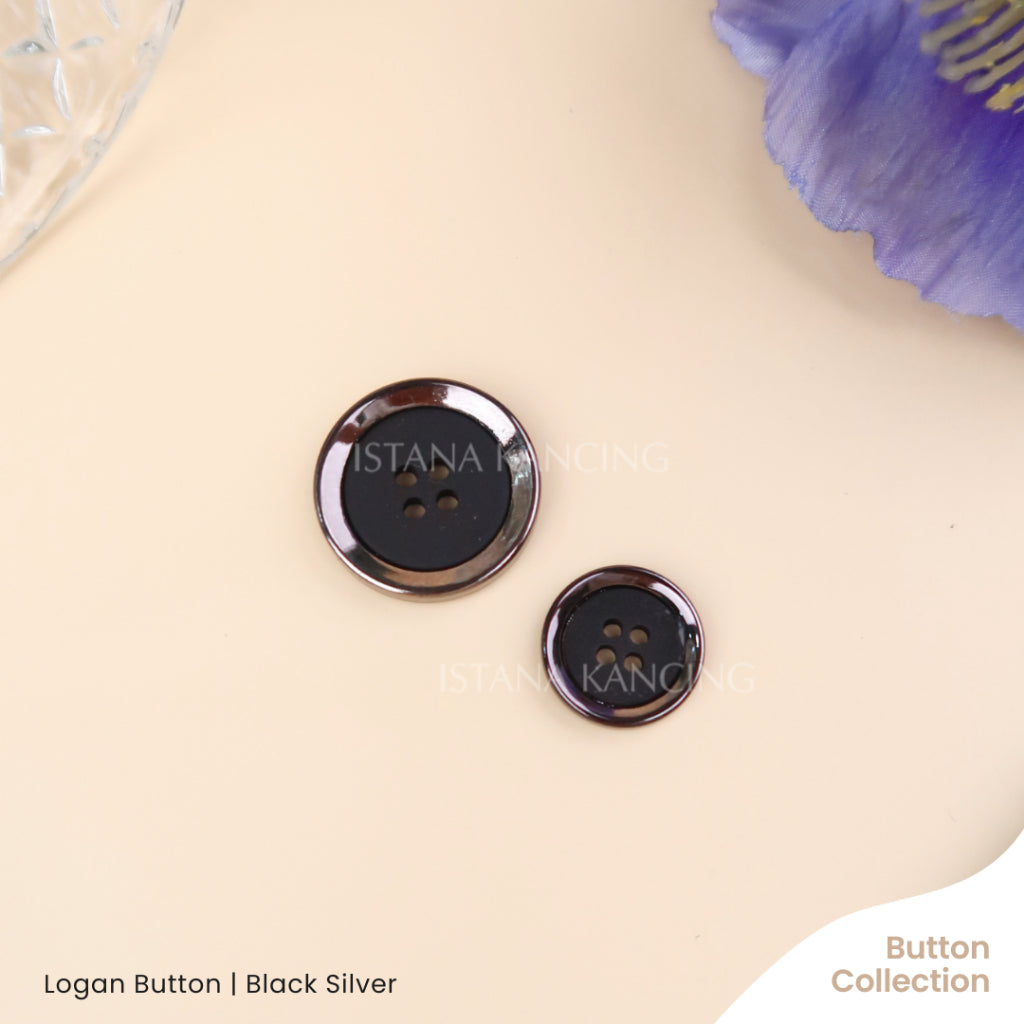 Logan Button 4 Holes | LUSINAN