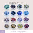 Payet Tempel Mute Gosok Hotfix Rhinestone SS12