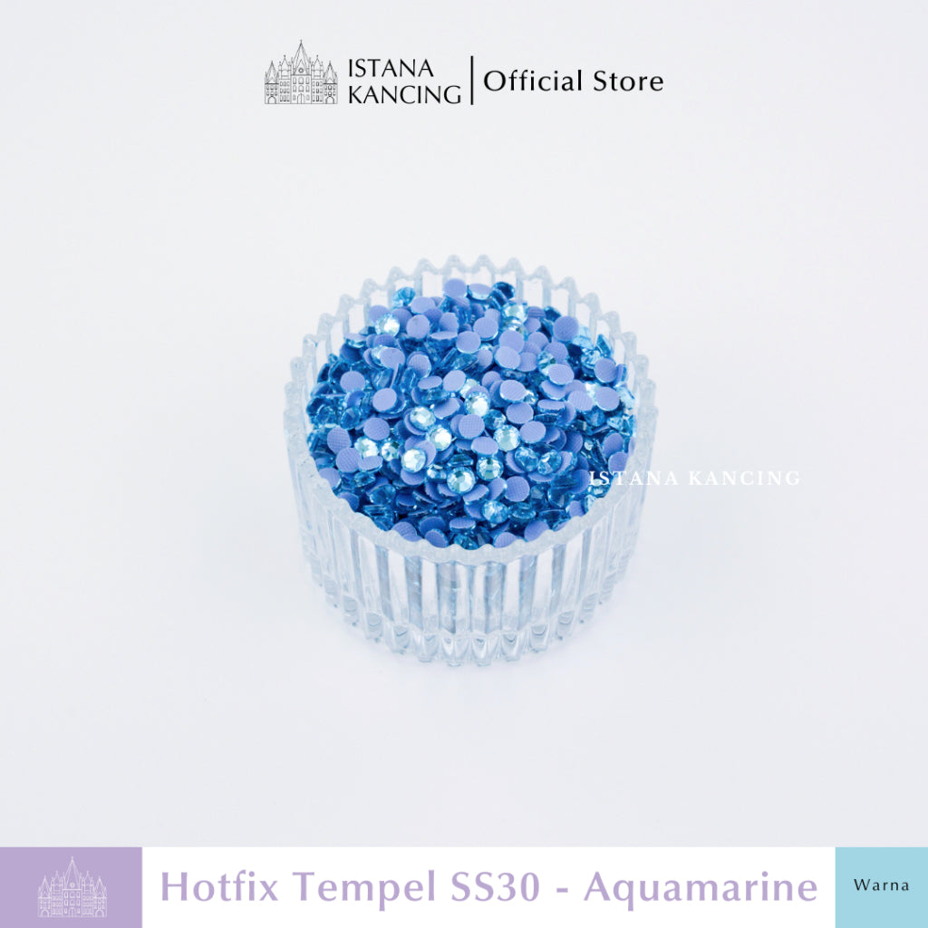 Payet Tempel Mute Gosok Hotfix Rhinestone SS30