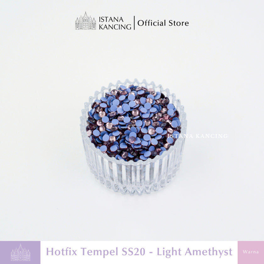 Payet Tempel Mute Gosok Hotfix Rhinestone SS20
