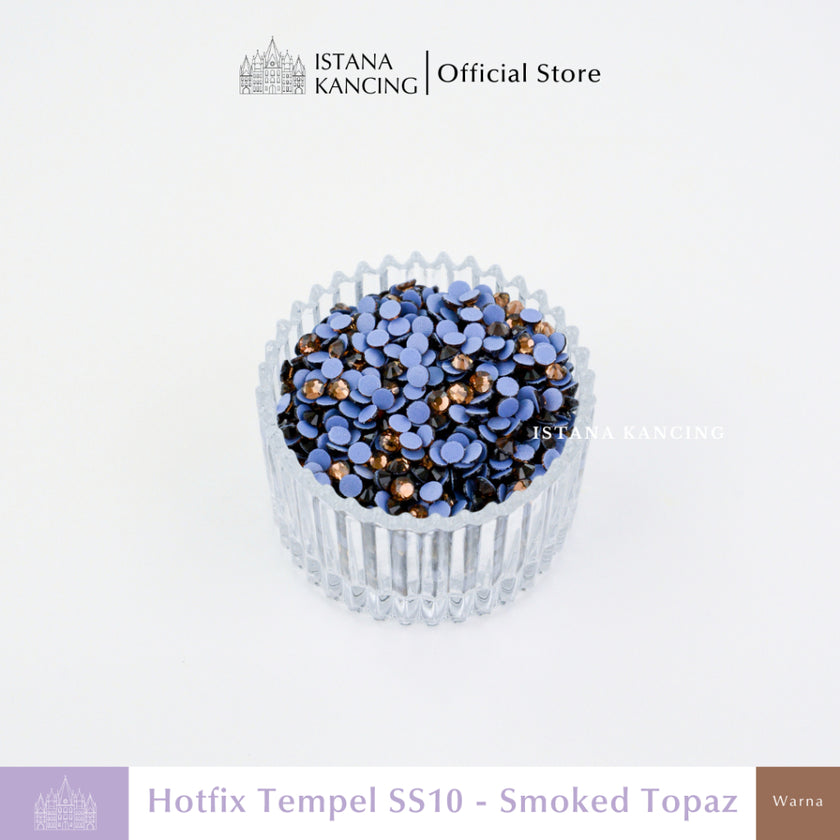 Payet Tempel Mute Gosok Hotfix Rhinestone SS10