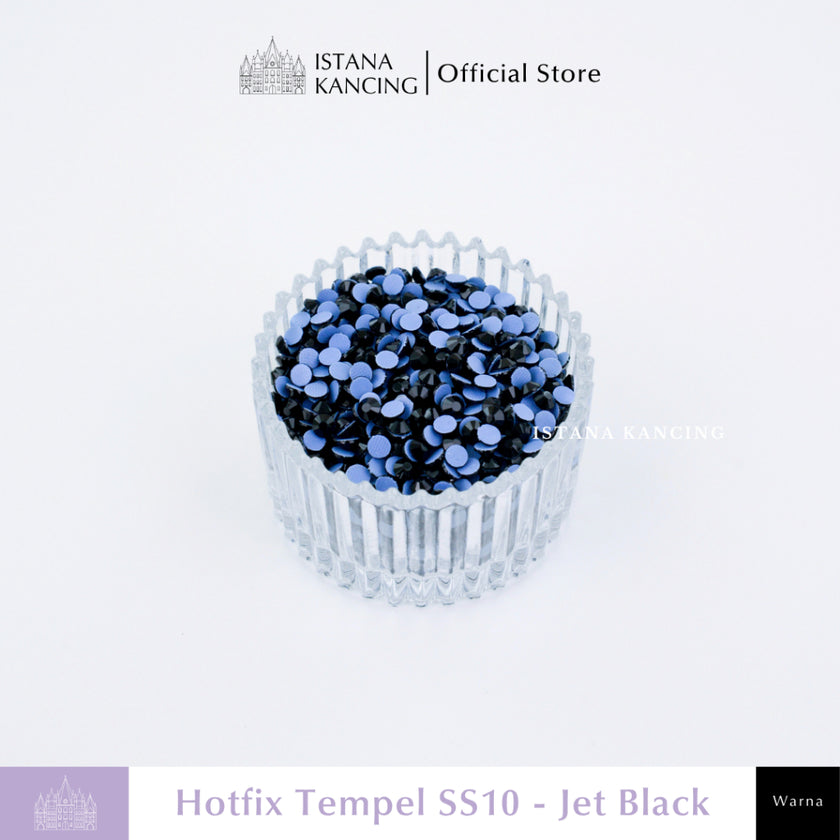 Payet Tempel Mute Gosok Hotfix Rhinestone SS10