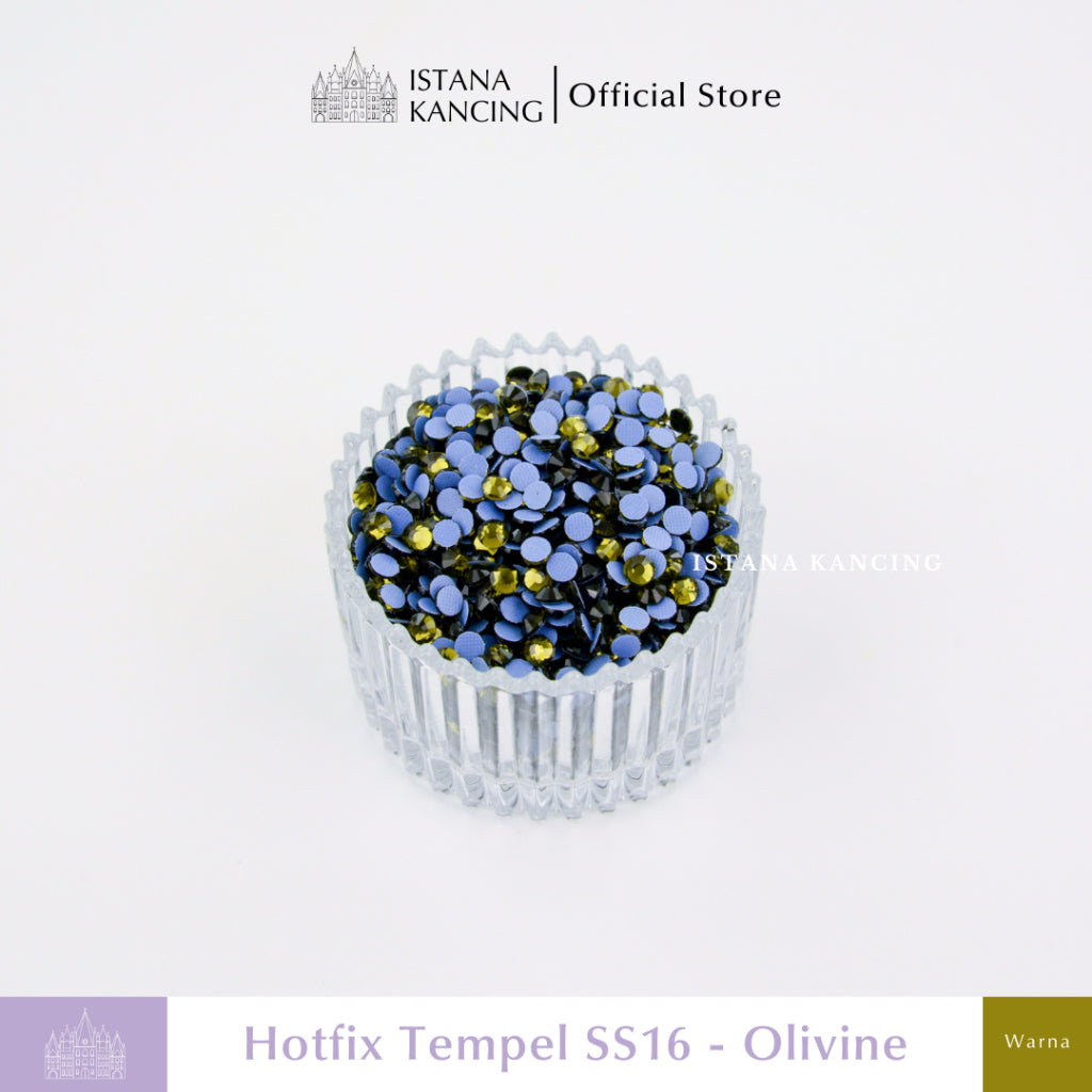 Payet Tempel Mute Gosok Hotfix Rhinestone SS16