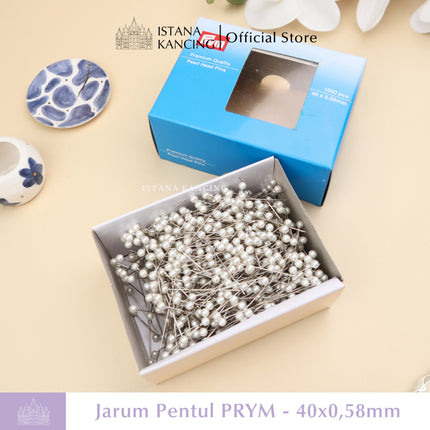 Jarum Pentul PRYM Putih 1 BOX BESAR
