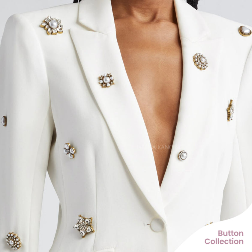 Giselle Pearl Button