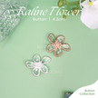 Kancing Jamur Unik Raline Button | Aksesoris Blazer Dress Bunga Cantik Premium | Istana Kancing