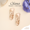 Brooch Chana Aksesoris Brooch Unik Hiasan Baju Pin Hijab Mewah Premium Button | Istana Kancing