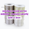 Double Face Satin Ribbon 1/8
