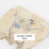 Jack Blue Cufflink