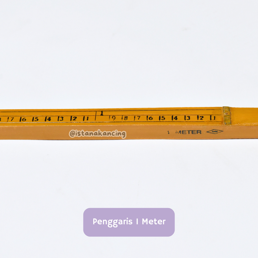 Meteran Kayu 1 Meter