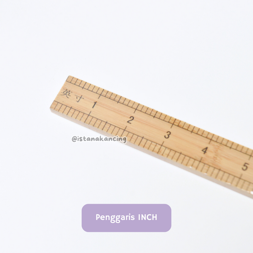 Penggaris Kayu 1 Meter