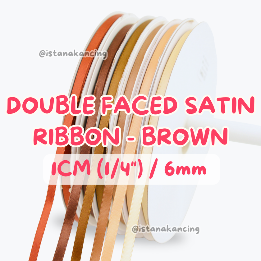 Double Face Satin Ribbon 1/4