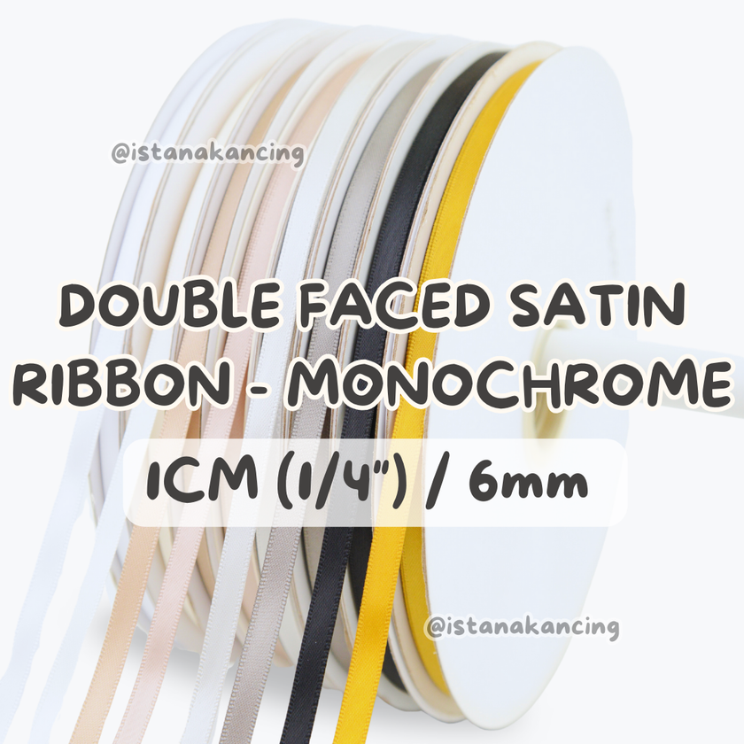 Double Face Satin Ribbon 1/4