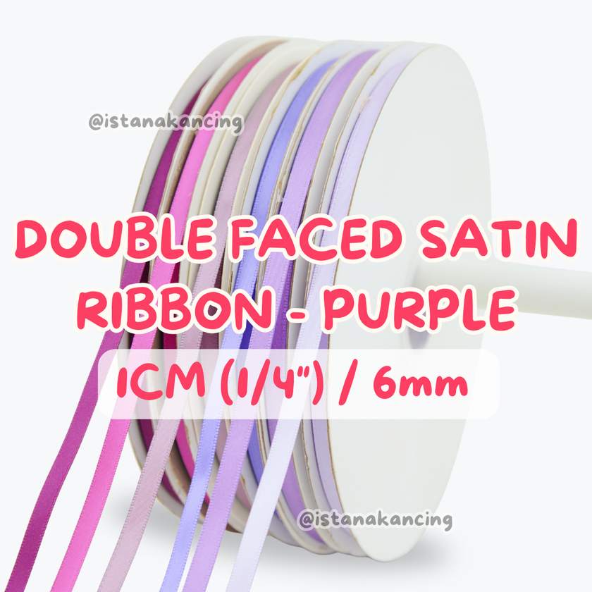 Double Face Satin Ribbon 1/4
