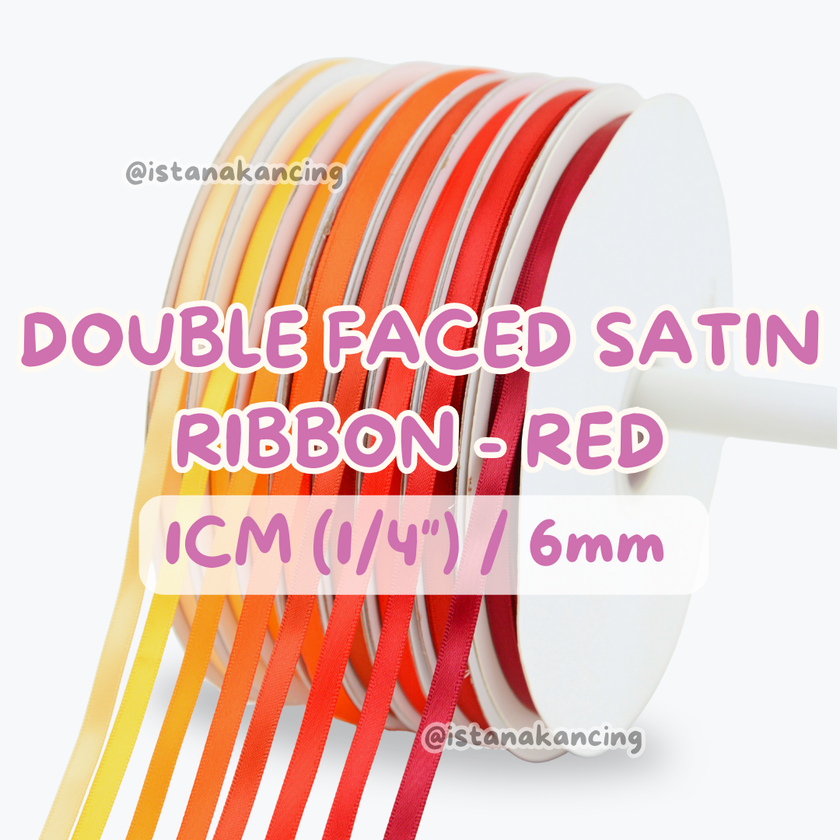 Double Face Satin Ribbon 1/4