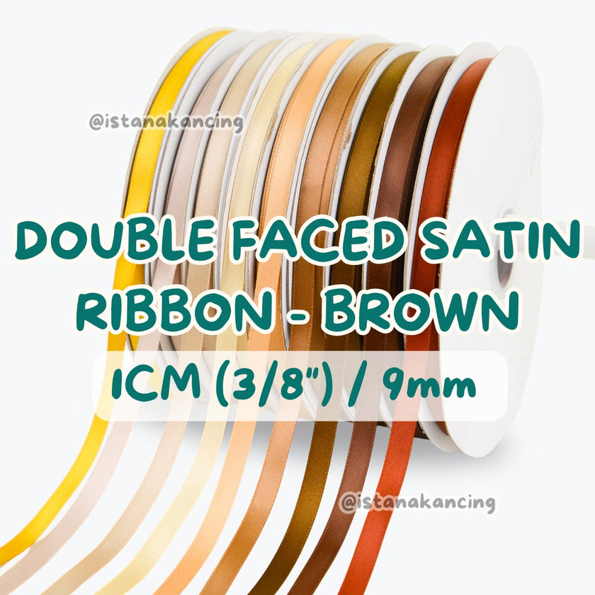 Double Face Satin Ribbon 3/8