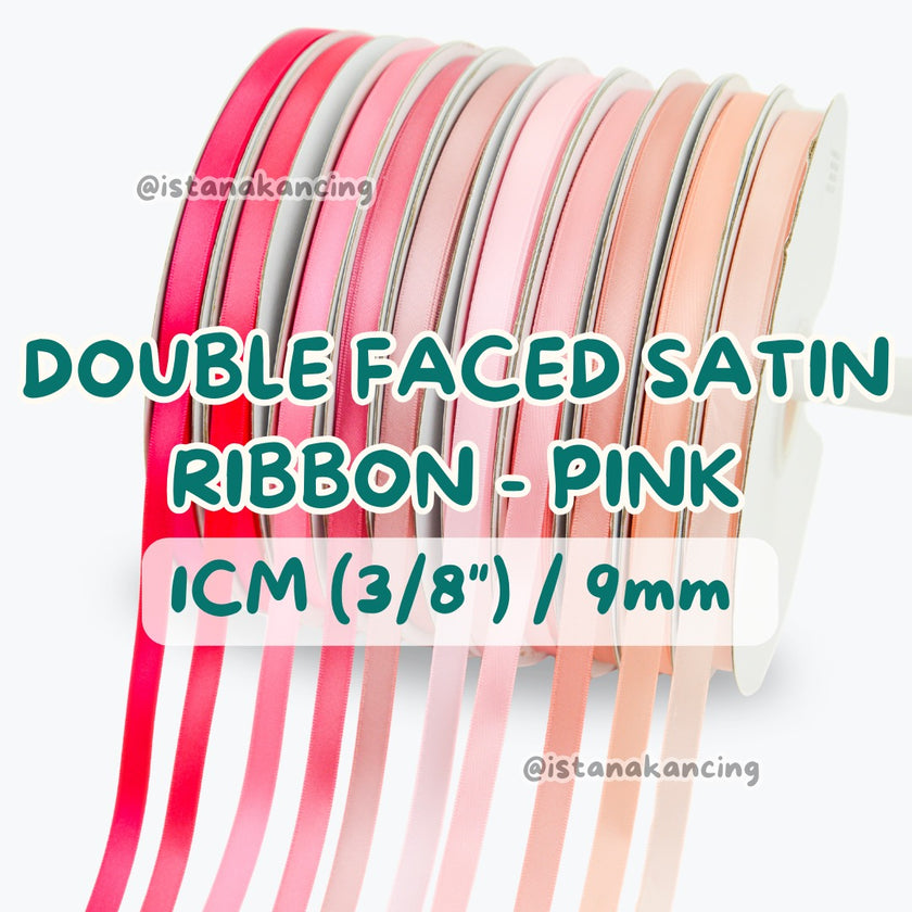 Double Face Satin Ribbon 3/8