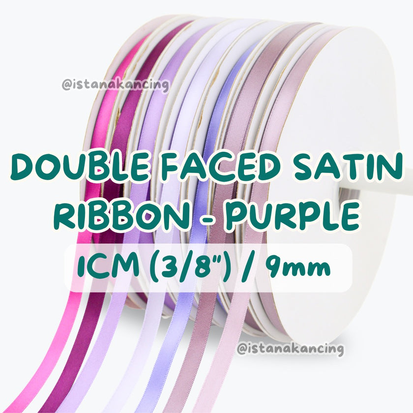 Double Face Satin Ribbon 3/8