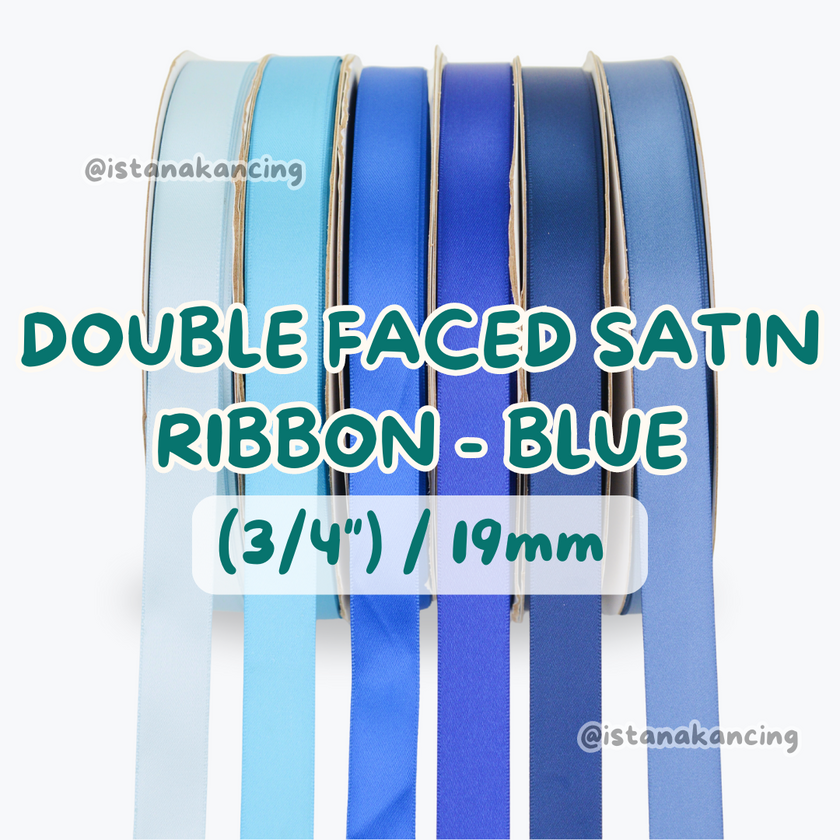 Double Face Satin Ribbon 3/4
