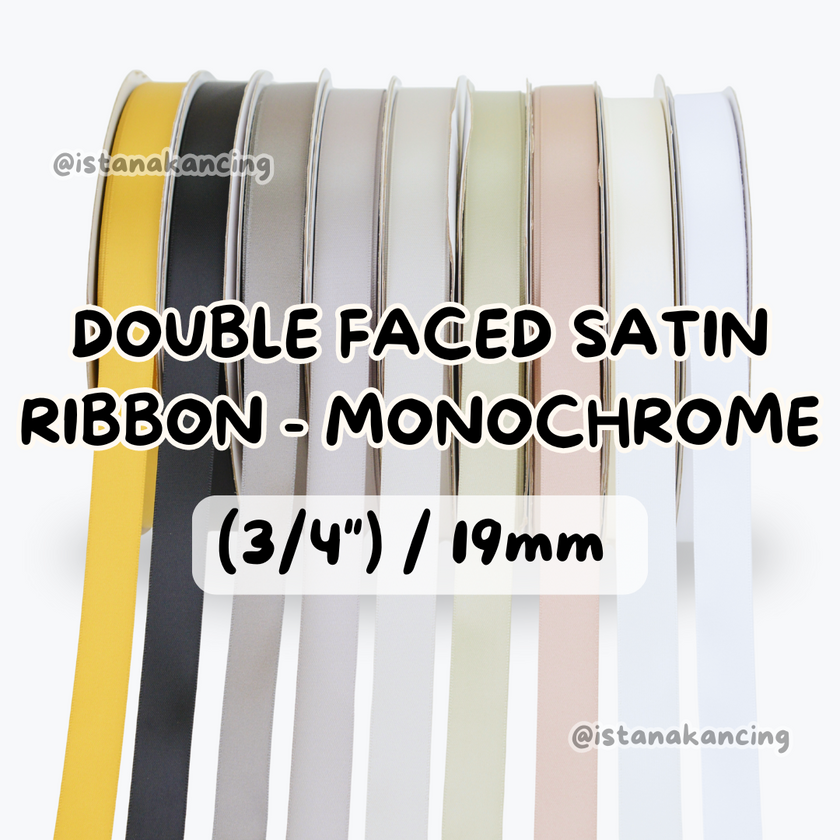 Double Face Satin Ribbon 3/4