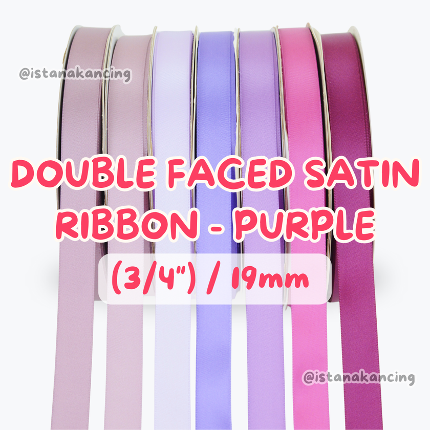 Double Face Satin Ribbon 3/4
