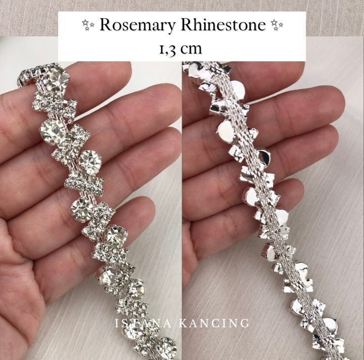 Payet Rosemary Rhinestone Applique
