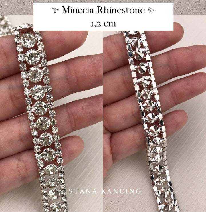 Payet Miuccia Rhinestone Applique