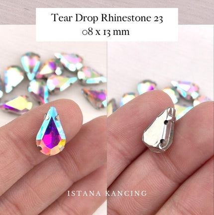 Tear Drop 8x13mm | AB Pelangi 23