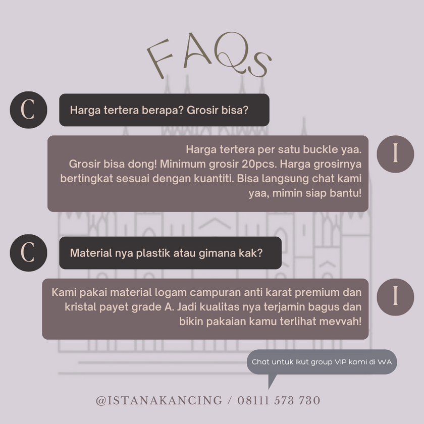 Patricia Rhinestone Buckle