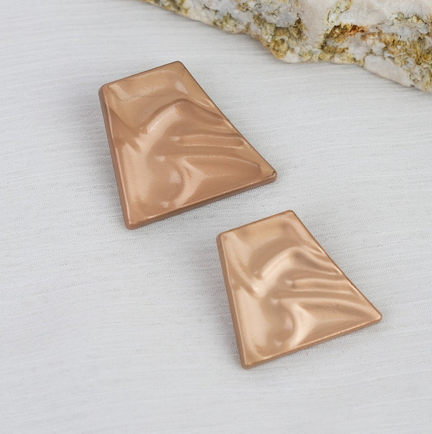 Trapesium Kancing Silver & Gold 28mm & 34mm