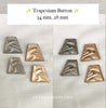Trapesium Button 28mm & 34mm