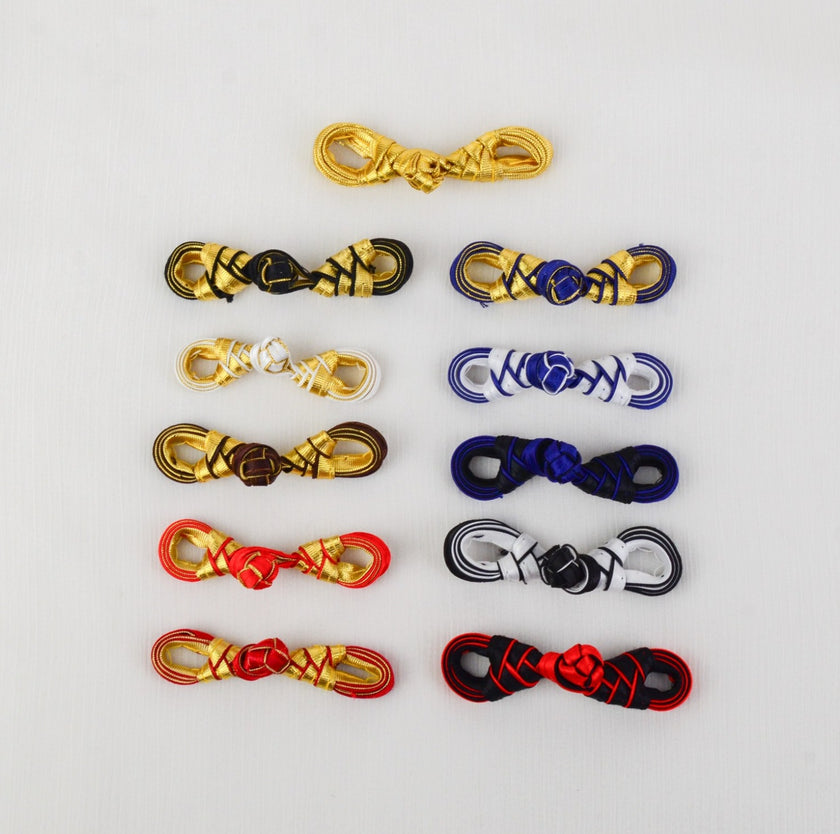 Cheongsam Frog Button Gold