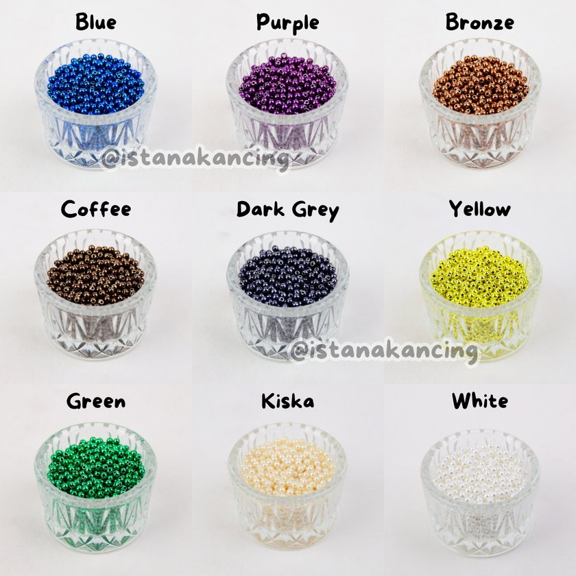 MGB Mutiara Pearl Original Matsuno Glass Beads Mote