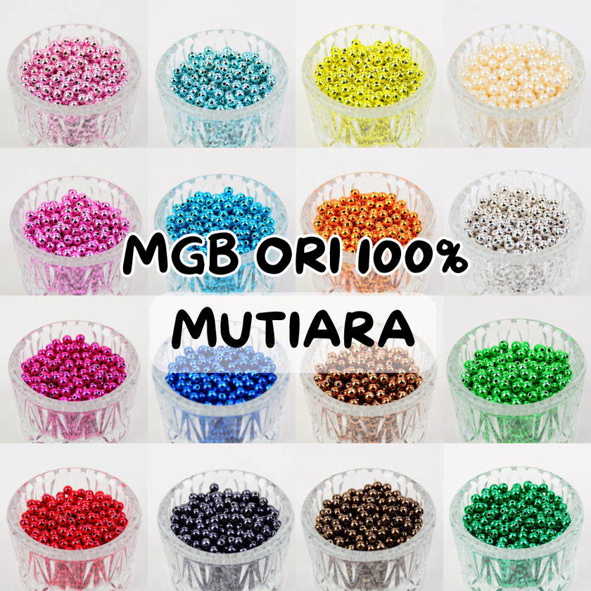 MGB Mutiara Pearl Original Matsuno Glass Beads Mote