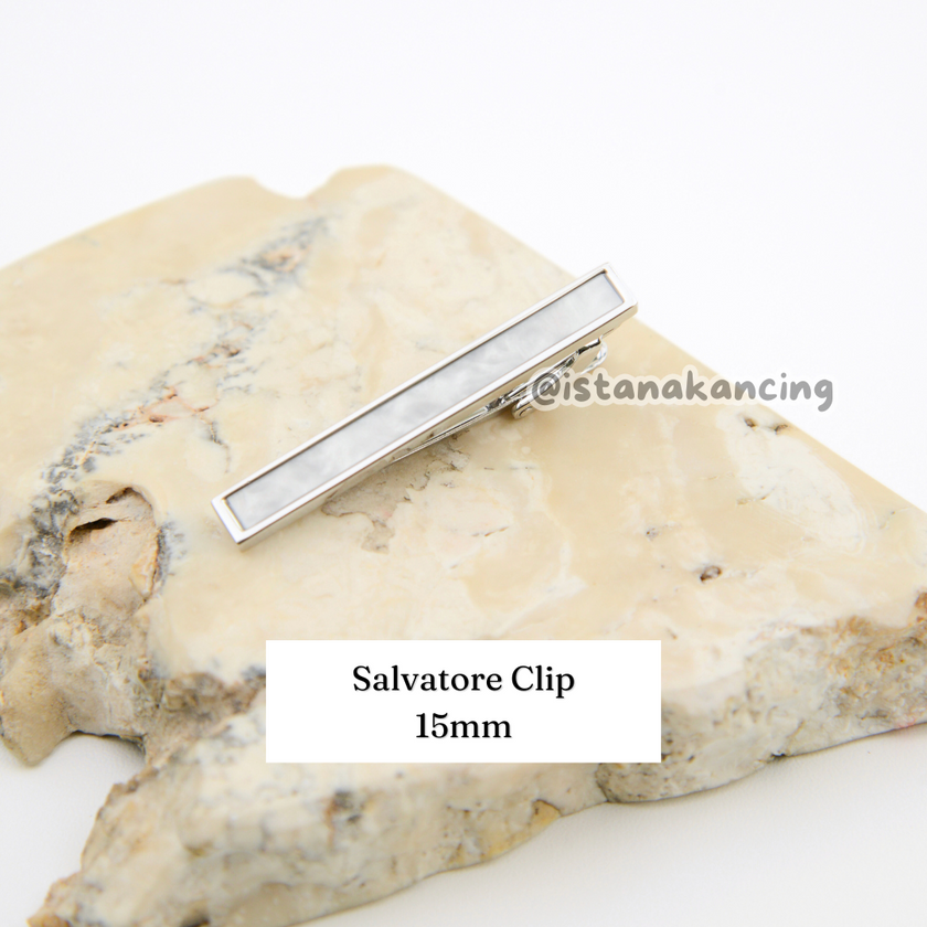 Salvatore Silver Tie Clip