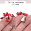 Kristal Cangkang Tear Drop 8x13mm