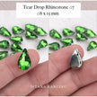 Kristal Cangkang Tear Drop 8x13mm