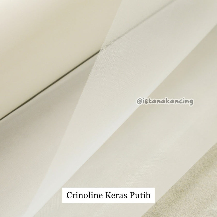 Kain Krinolin Keras Kaku