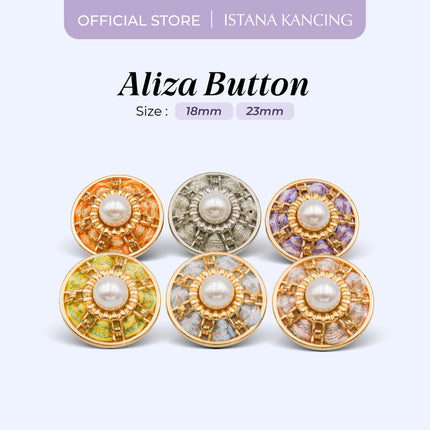 Kancing Jamur Aliza Button | Aksesoris Kancing Unik Mewah Premium Button | Istana Kancing
