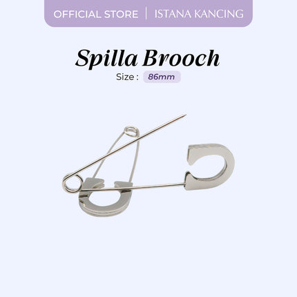 Brooch Spilla | Aksesoris Pin Peniti Baju Hijab Mewah Unik Premium Pin | Istana Kancing