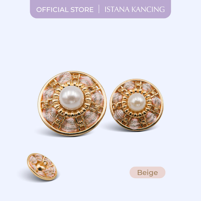 Kancing Jamur Aliza Button | Aksesoris Kancing Unik Mewah Premium Button | Istana Kancing