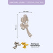 Brooch Winona | Aksesoris Pin Peniti Baju Hijab Mewah Unik Premium Pin | Istana Kancing