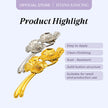Brooch Winona | Aksesoris Pin Peniti Baju Hijab Mewah Unik Premium Pin | Istana Kancing