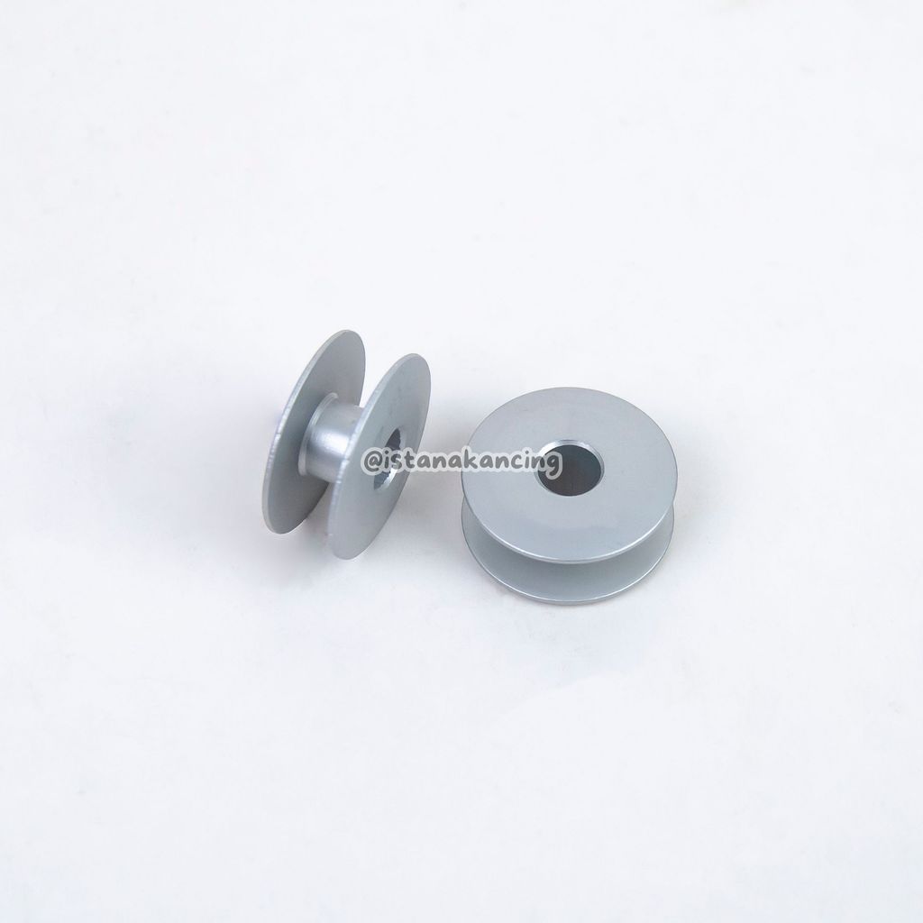 Spool Bobbin Alumunium Mesin Industrial | Istana Kancing