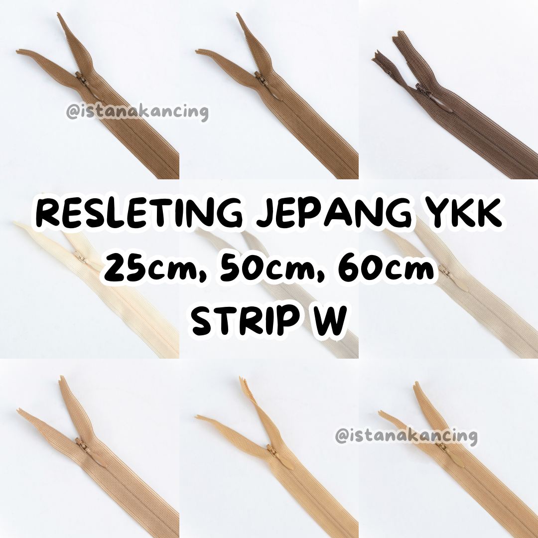YKK Invisible Zipper - Strip W